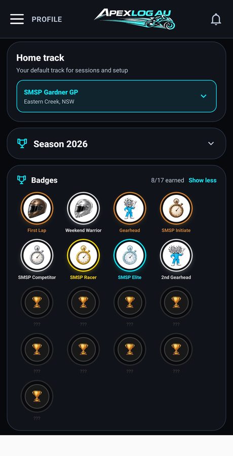 Badges & achievements